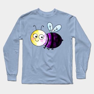 Enbee. Nonbinary bee. Long Sleeve T-Shirt